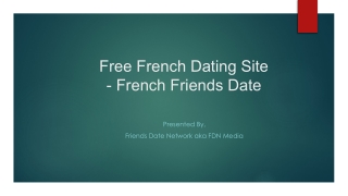 Free French Dating Site - French Friends Date