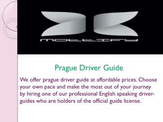 Prague Driver Guide