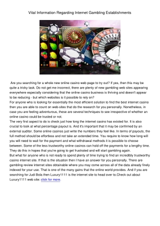 VitalInformationRegardingInternetGamblingEstablishments385