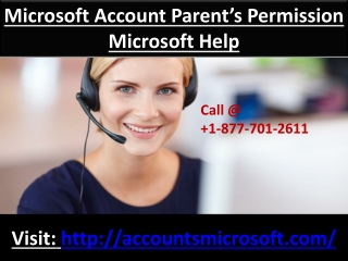 Microsoft Account Parent’s Permission | 1-877-701-2611 | Microsoft Help