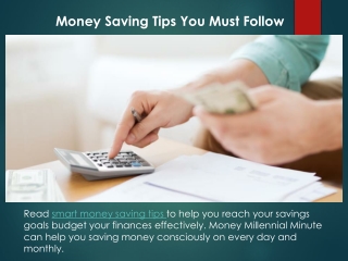 Best money saving tips you must follow