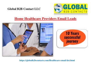 Home Healthcare Providers Email Leads