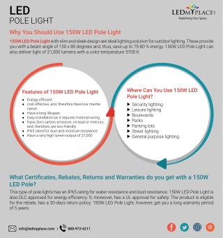 Why You Should Use LED Pole Light