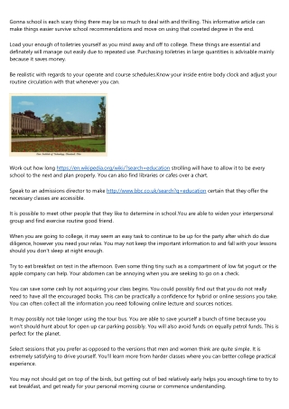 College Bound? Consider These Suggestions With You!