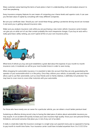 Tips To Help You Acquire More Automobile Coverage At A Lower Price