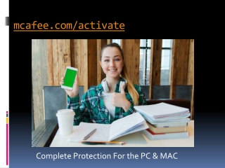 Download McAfee Activate to protect PC from Cyber crime