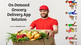 On Demand Grocery Delivery App Solutions