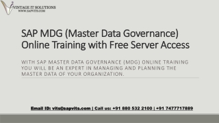 sap mdg training in hyderabad