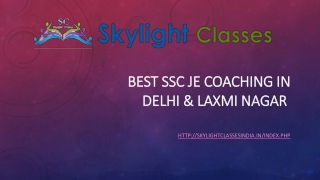 Best Ssc je coaching in Delhi & Laxmi nagar