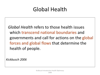 Global Health