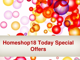 Homeshop18 Today Special Offers