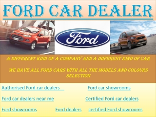 FORD CAR DEALER