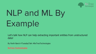 NLP and ML By Example