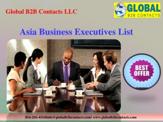 Asia Business Executives List