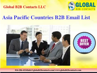 Asia Pacific Countries B2B Email List