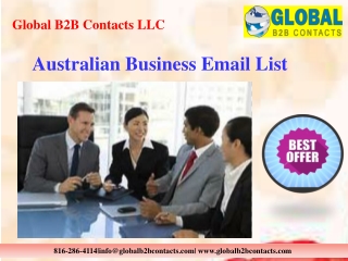 Australian Business Email List