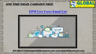 EPM Live Users Email List