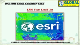 ESRI Users Email List