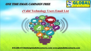 eValid Technology Users Email List