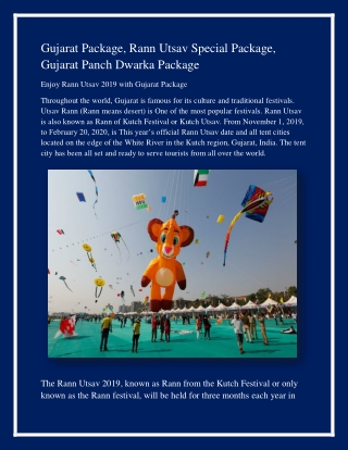 Gujarat Package