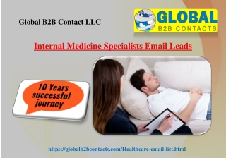 Internal Medicine Specialists Email Leads