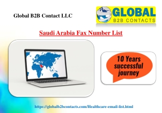 Saudi Arabia Fax Number List