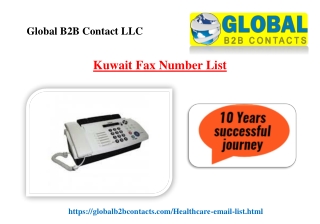 Kuwait Fax Number List