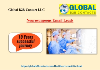 Neurosurgeons Email Leads