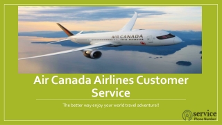 Make Flight Reservations At Air Canada Airlines