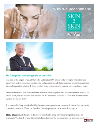 Why We Recommend SKIN 2 SKIN For You!