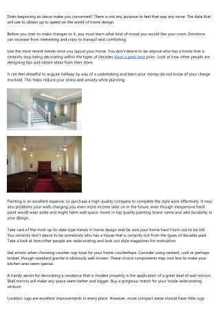 Interior Design Advice That Can Save You Cash