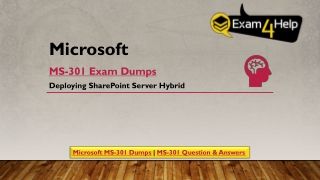 Updated Microsoft MS-301 Exam Question - MS-301 Dumps PDF Exam4Help