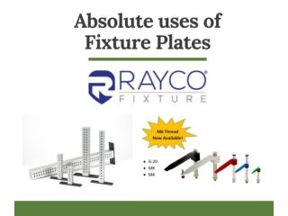 Learn more about the Fixture Plates is used to machine tooling and fixtures