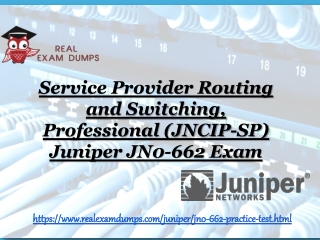 Actual Way To Pass Juniper JN0-662 Dumps Questions With Our Lastest Dumps