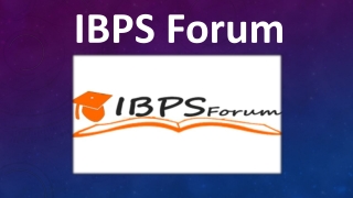IBPS Forum: Upcoming Bank Jobs By Institute of Banking Personnel Selection