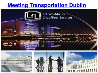 Meeting Transportation Dublin