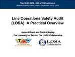 Line Operations Safety Audit LOSA: A Practical Overview