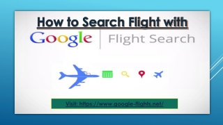 Google Flights book flights with google