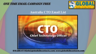 Australia CTO Email List