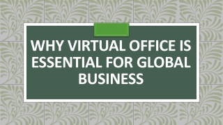 Why Virtual Office is Essential for Global Business