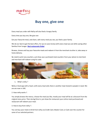 Best restaurants dubai