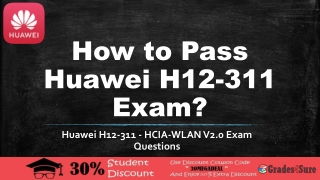 Huawei HCIA-WLAN V2.0 H12-311 Questions Answers Practice Exam
