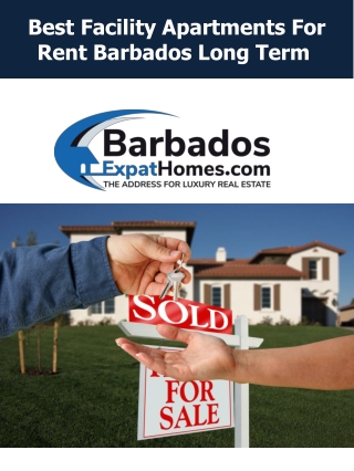 Best Facility Apartments For Rent Barbados Long Term