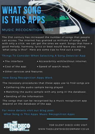 What Song Is This Apps - Music Recognition Apps
