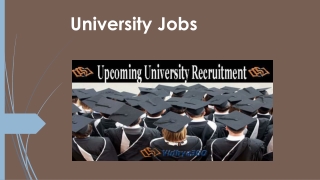 Upcoming University Jobs 2019 - Check Teaching & Non-Teaching Exam