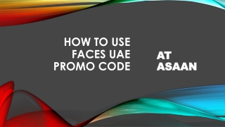 How To Use Faces Discount Code UAE