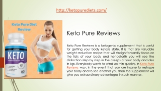 Keto Pure Canada | Keto Pure Reviews