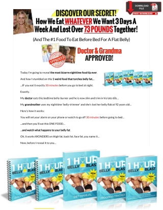 1 Hour Belly Blast Diet pdf