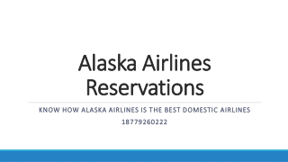 Know How Alaska Airlines is the best Domestic Airlines