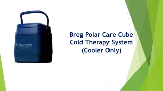 Buy Breg Polar Care Cube Cold Therapy System (Cooler Only): Home Healthcare Shoppe